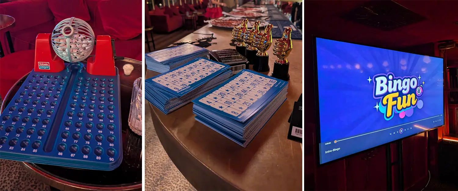 Bingo para eventos corporativos