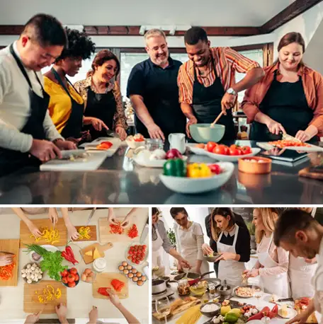 Taller de cocina en equipo de Acuilae