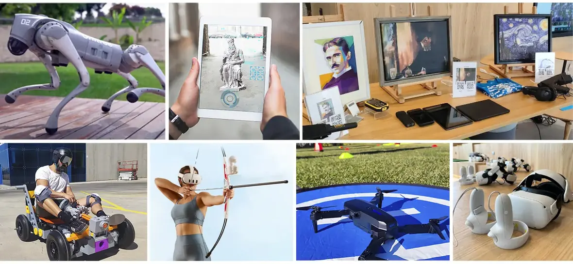 Experiencias tecnológicas de Acuilae: robótica, realidad aumentada, drones y realidad virtual